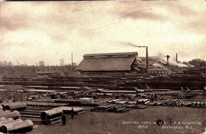 Burlington - Shipping Yard of USCIP and Foundary Company - c 1910