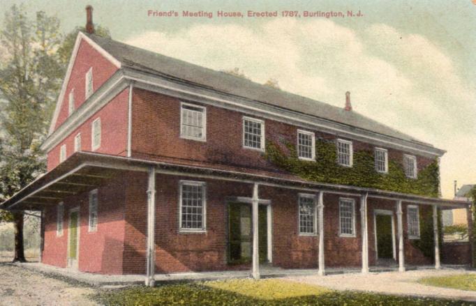 Burlington - The Freinds Meeting - Built 1787 - c 1910