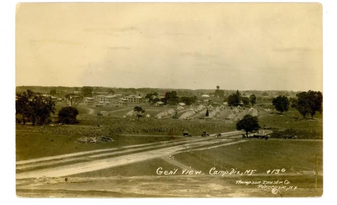 Camp Dix - A general view of Camp Dix