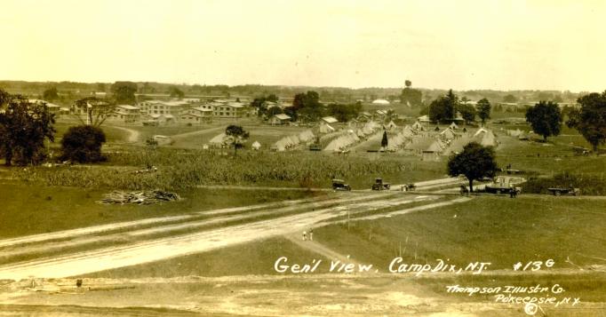 Camp Dix - Large birds eye view - around 1917-19
