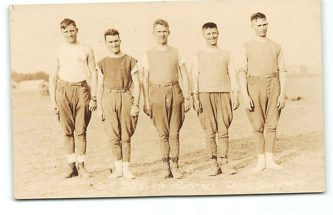 Camp Dix - Runners - Company F - 312th Infantry - Probably 1917-18