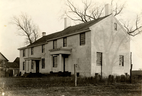 56. Isaac Evans House (on site of 1715 house of Thomas Evans), Evesham Twp., 1769 (owned by Dr. Haines, 1935)