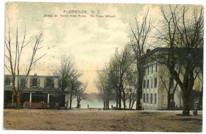 Florence - Broad Street from Front near town wharf - 1910