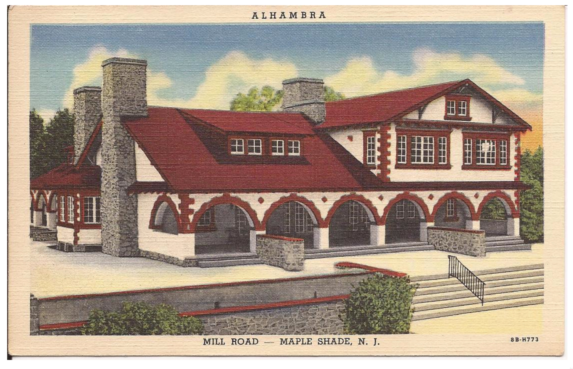 Maple Shade - The Ahabra Restaurant  on Mill Road - 1930s-40s