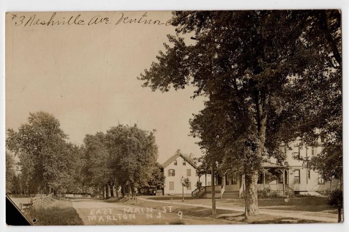 Marlton - View of East Main Street - c 1910