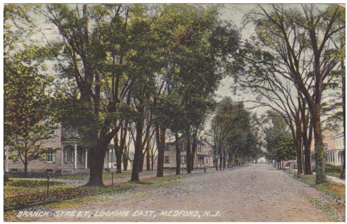 Medford - Looking East on Branch Street- 1908