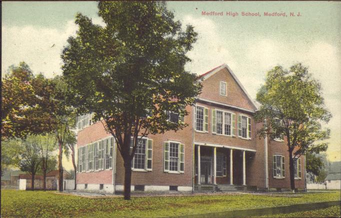 Medford - The High School - c 1910