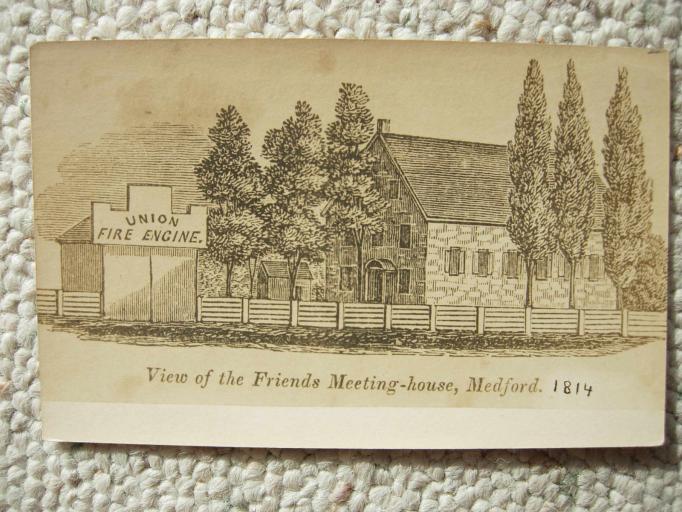 Medford - Union Street Friends Meeting and Fire House - Barbor and Howe - 1844