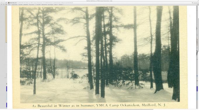 Medford - Winter scene at Camp Ockanickon