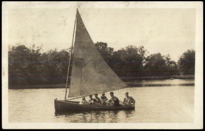 Medford - said to be sailing at boys camp - Presumably Camp Ockinickon - c 1920s