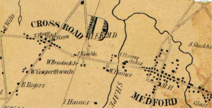 Medford area 1849