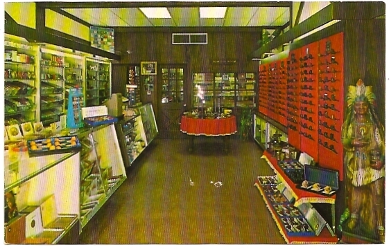 Moorestown - The Interior of the Tobacco Village Store at the Moorestown Mall - Always had that nice pipe tobacco smell in the air - 1960s copy