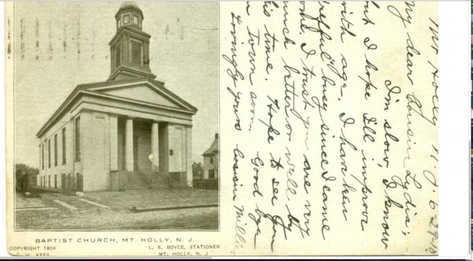 Mount Holly - Baptist Church - 1904