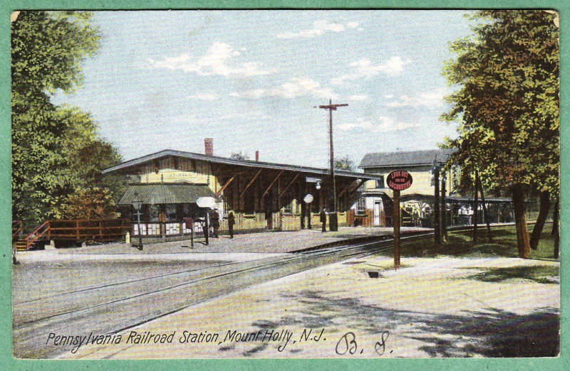 Mount Holly - The PRR Station - around 1910