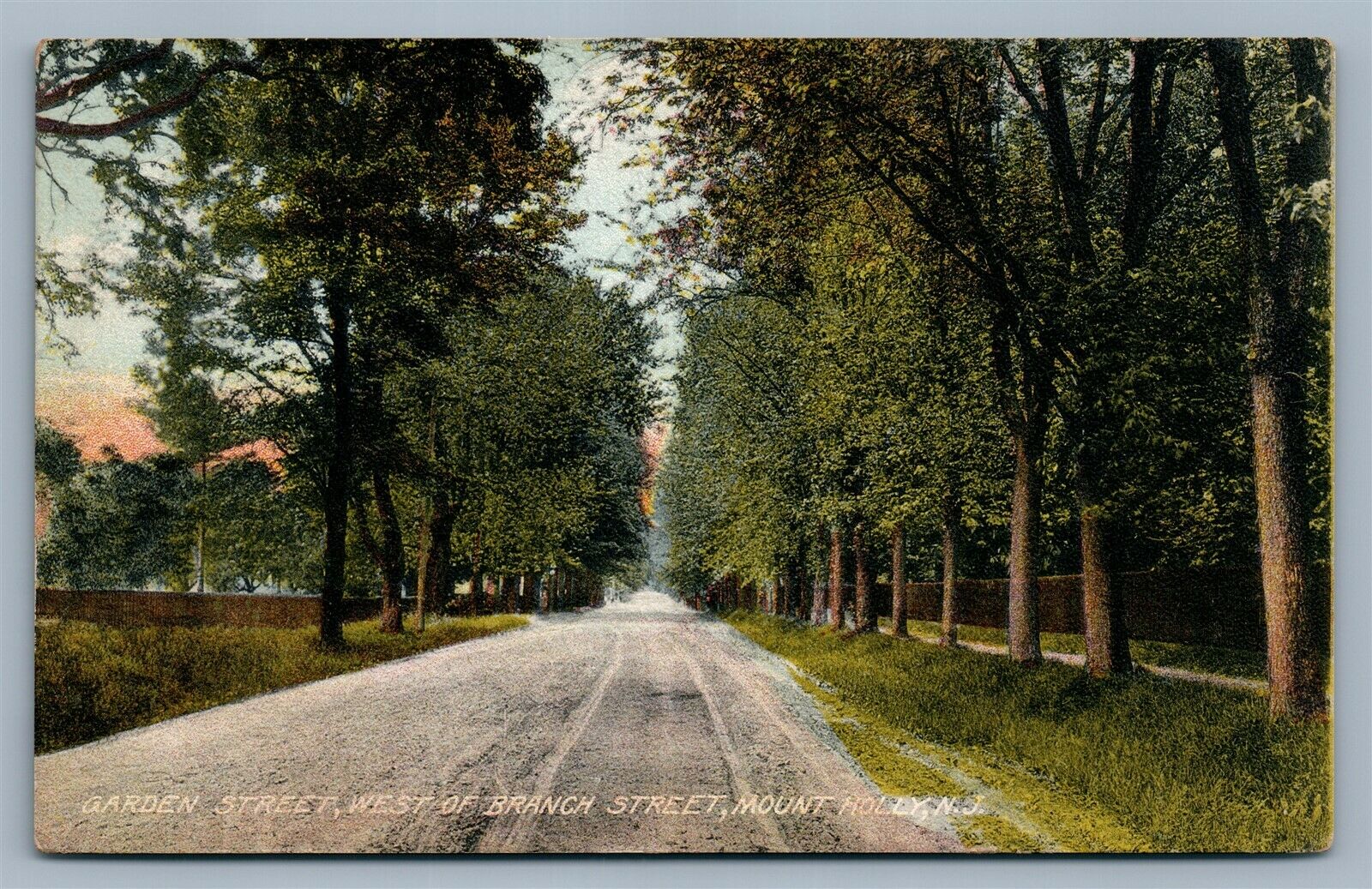 Mount Holly Garden Street - c 1910