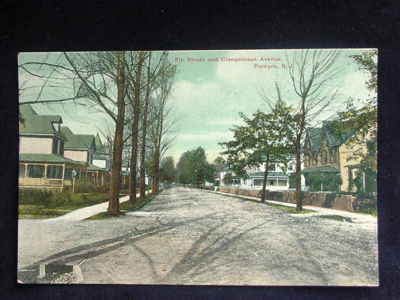 Palmyra - A view of Cinnaminnson Avenue - 1910