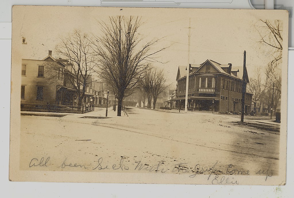 Palmyra - Street scene at - c 1910