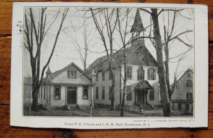 Pemberton - Grace PE Church and IOM Hall - c 1910