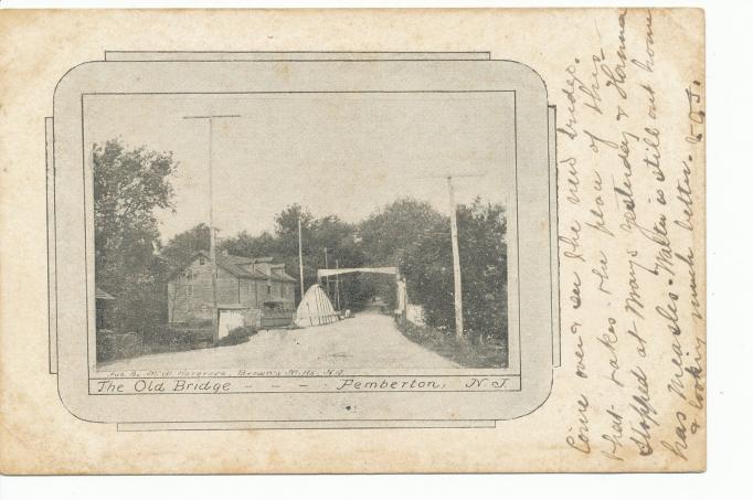 Pemberton - Old iron bridge - 1907