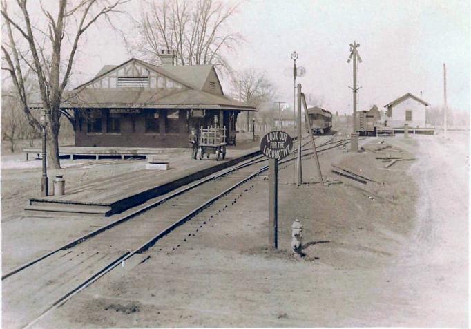 Pemberton - Said to be North Pemberton Station - c 1910