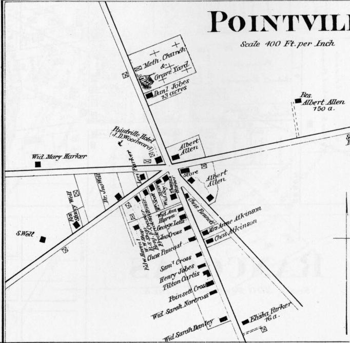 Pointville Map 1876