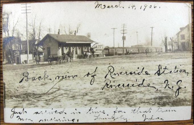 Riverside  Train Station - 1908 - all