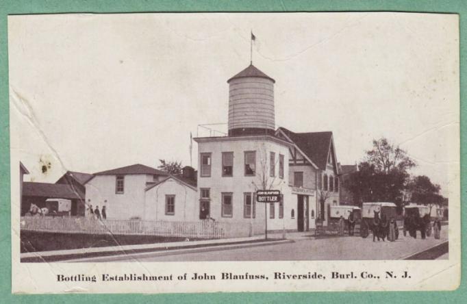 Riverside - Blaufuss Bottling Company c 1910
