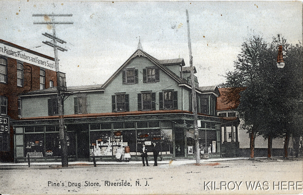 Riverside - Pines Drug Store - c 1910
