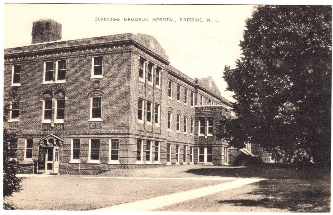 Riverside - Zurbrugg Memorial Hospital - c 1930