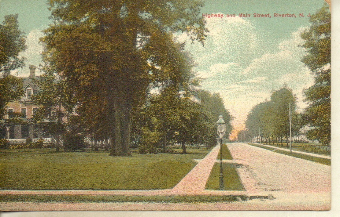 Riverton - Highway and Main Street - 1907