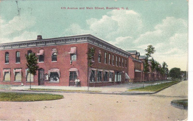 Roebling - 4th and Main Street - 1912