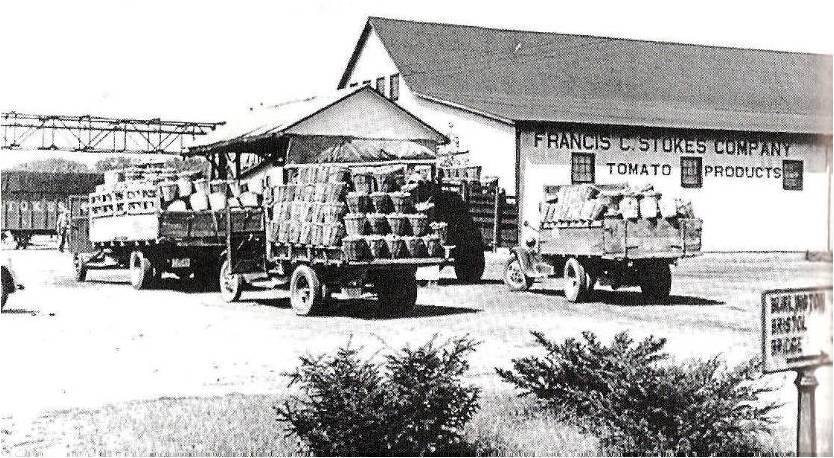 Southampton township probably vincentown  francis stokes tomato products at harvest time