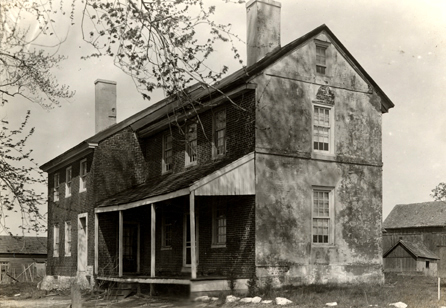 101. Stokes-Gaskill-Kemble-Johnson Family House, west side of Mount Holly-Jacksonville Road, Springfield Twp., 1766 (owned by Fenton and Zelley families, late-eighteenth century. owned by George Winzinger, 1939)