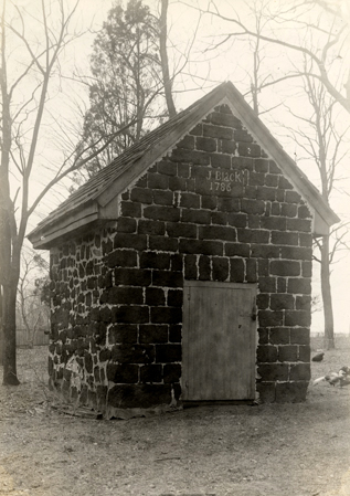 83. J. Black Smokehouse, Monmouth Road, Springfield Twp., 1786 (see no. 82 above)