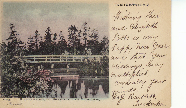 Tuckerton - Bridge over Pohatcong Creek - !900s