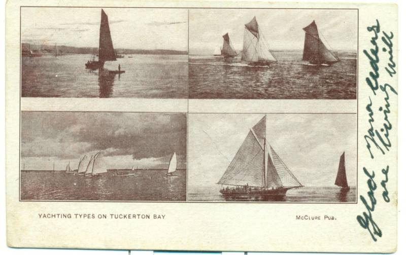 Tuckerton - Yachting on Tuckerton Bay - 1906