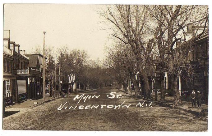Vincentown - Main Street View - c 1910