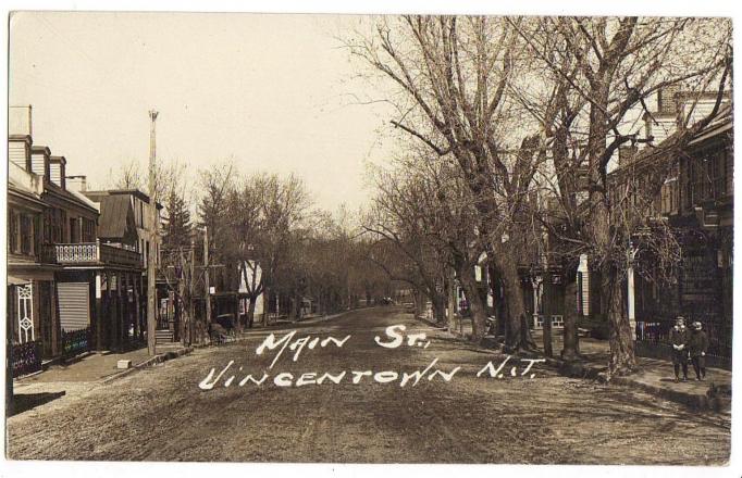 Vincentown - Main Street view - c 1910 copy copy