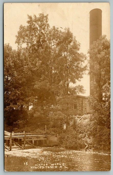 Vincentown - Standpipe and Waterworks - around 1913