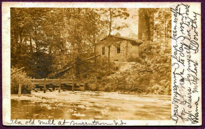 Vincentown - The Old Mill - It looks more like water works with a standpipe behind to me - anyway  - 1906