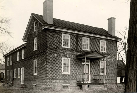 17. Thomas and Tabitha (Huggs) Buzby House, Rancocas-Beverly Road (on Rancocas River) near Franklin Park property, Willingboro Twp., 1783