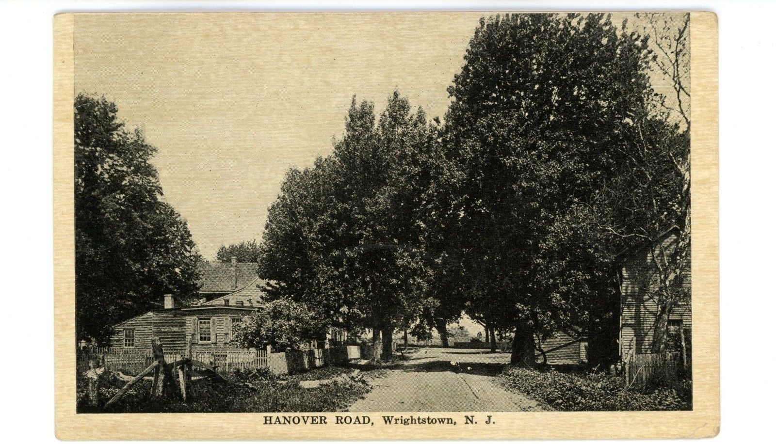 Wrightstown - Hanover Road - 1910s or 20s