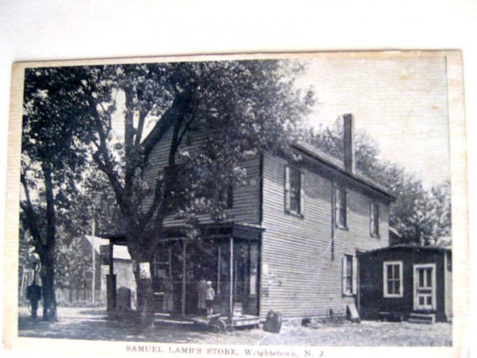 Wrightstown - Lambs Store - c 1910 copy