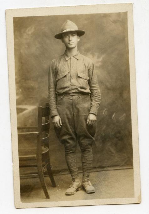Wrightstown - WWI era soldier  -By Kaufmann and Cowell - around 1917-1919