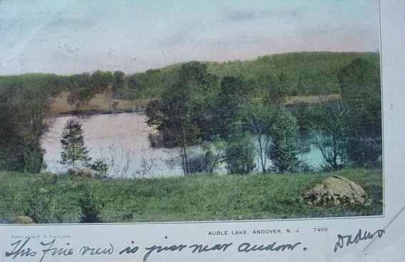 Andover - Auble Lake - c 1910