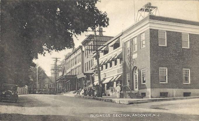 Andover - Downtown Business District at the turn of the 20th century