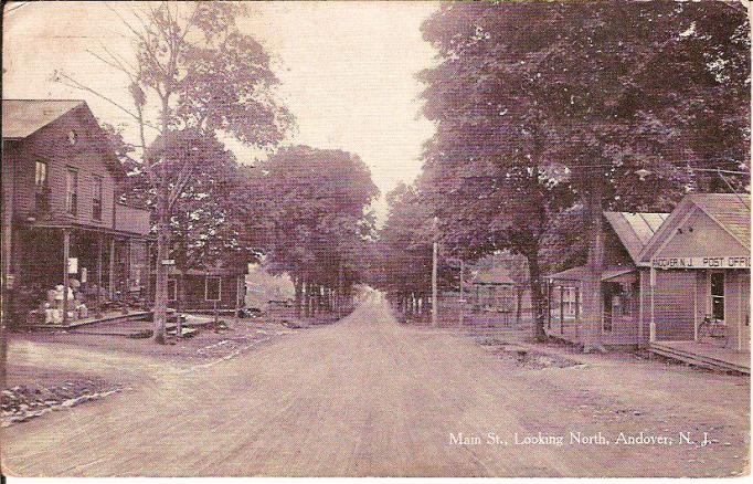 Andover - Main Street looking North - Ayers Store - Post Office - 1909
