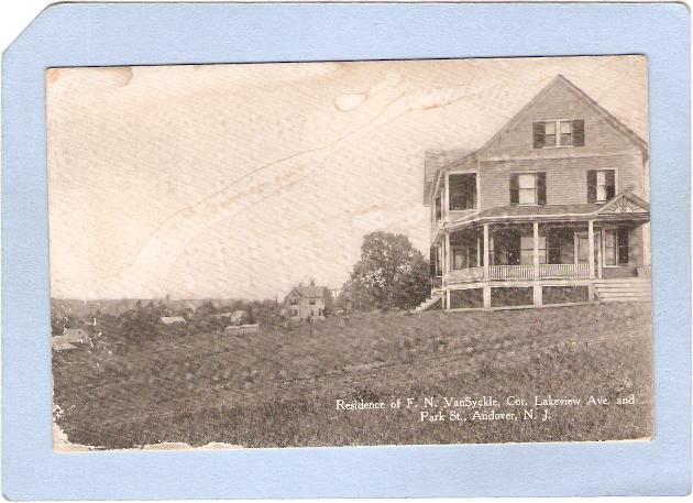 Andover - The residence of F N Vansyckle - c 1910