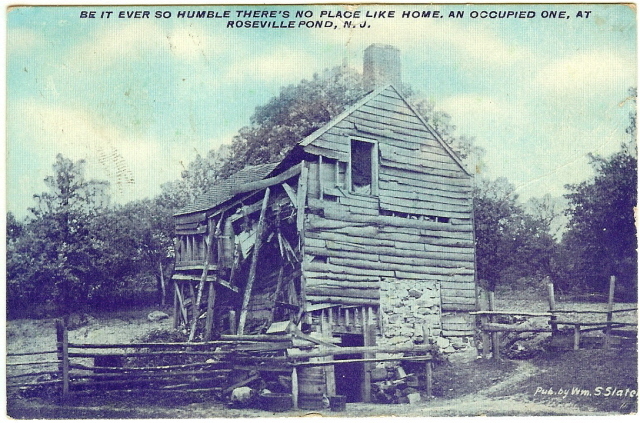 Andover vicinity - Roseville Pond - A very dilapidated House - Published by William s Slater - 1909