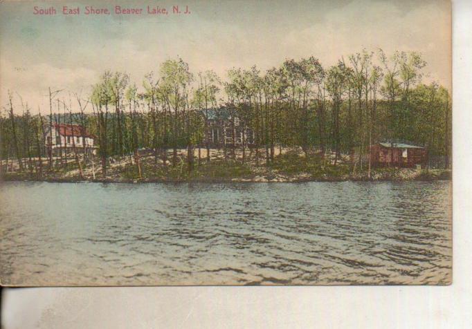 Beaver Lake - Southeast shore cabins - 1913